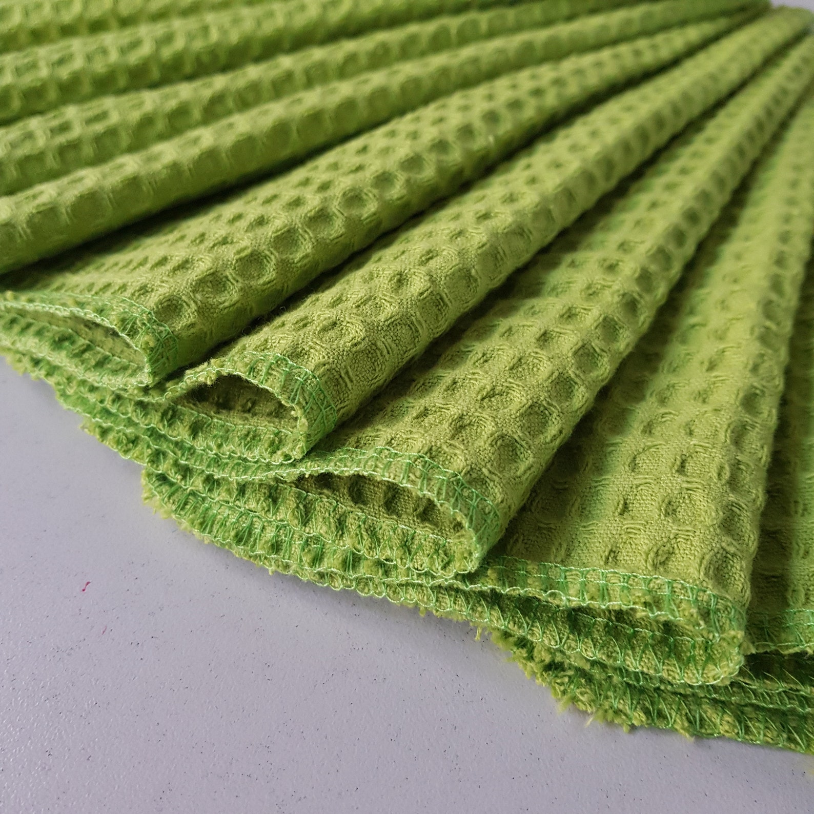 Green Washable Paper Towels Set of 10 Unpaper Towels 9 Etsy