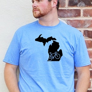 PURE MICHIGAN | Bike ride | T shirt | Bicycle | Michigan bike