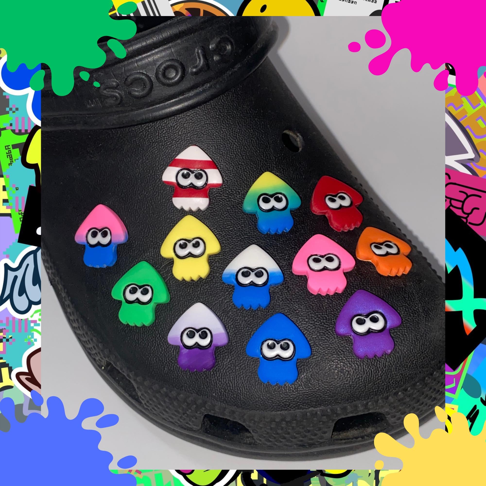 Splatoon Squid Inkling Shoe Clog Charm - Etsy