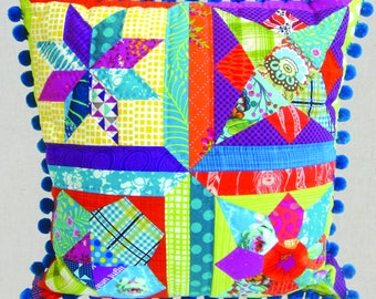 Scrappy Cushion pattern by Granny Maud's Girl