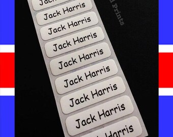 Iron On Name Tag Etsy