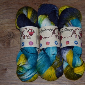 Ocean Sunset Hand Dyed Yarn