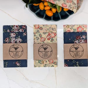 2 big Beeswax food wraps set 12 inches, cheese wrap, 100% cotton, organic wax, USA handmade, reusable eco friendly plastic-free gift