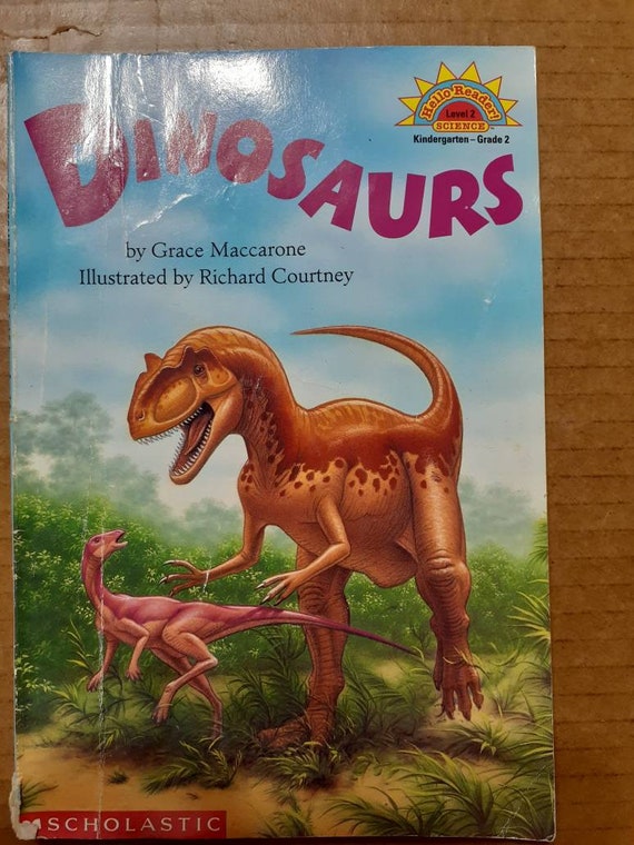 Children's Book Dinosaurs Copyright 2001 Etsy
