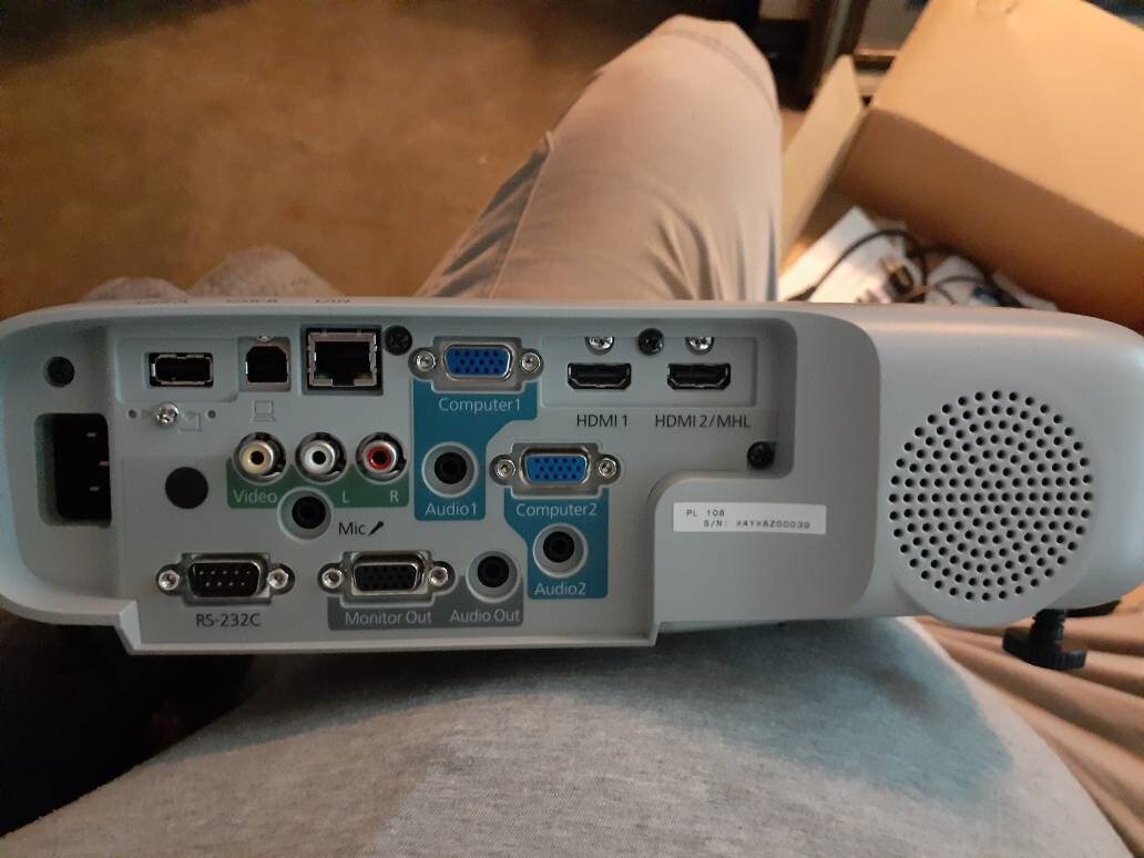 Epson PowerLite 108 3LCD XGA Projector Etsy