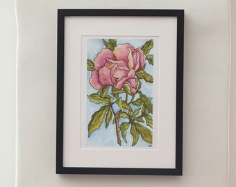 Floral Watercolor PRINT, Fine Art Print, Watercolor, Wall Art, Home Decor