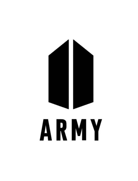 BTS Army Sticker Decal Etsy