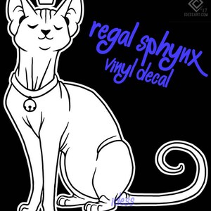 Regal Sfinks naklejka winylu