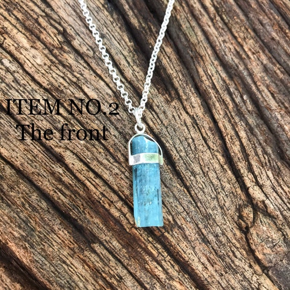 Aquamarine Pendant Crystal Aquamarine 