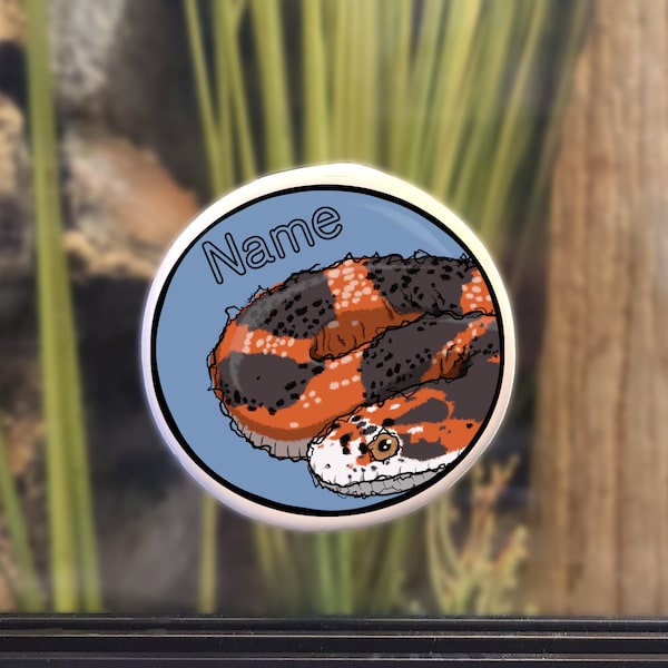 Snake Enclosure Name Plate Etsy