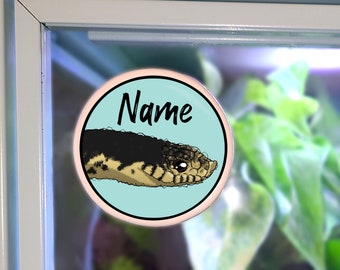 Enclosure Name Plate Ceramic - Madagascar Giant Hognose