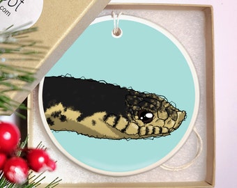 Ceramic Christmas Ornament - Madagascar Giant Hognose