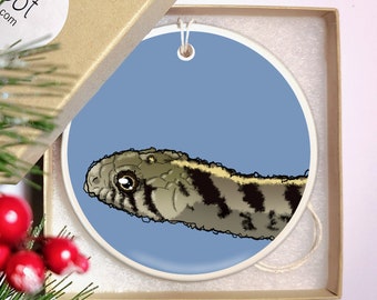 Ceramic Christmas Ornament - Garter Snake