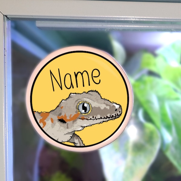 Enclosure Name Plate Ceramic - Gargoyle Gecko