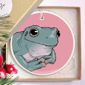Ceramic Christmas Ornament - White&#39;s / Dumpy Tree Frog