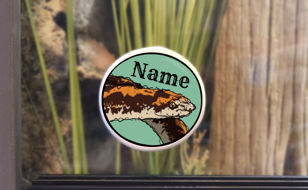 Enclosure Name Plate Ceramic Kenyan Sand Boa Etsy