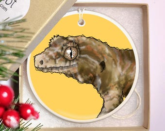 Ceramic Christmas Ornament - Chahoua Gecko
