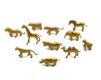 Download Gold Safari Animals Etsy