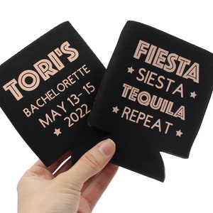 Custom Can Coolers, Personalized Wedding Favors, Birthday Favors, Bachelorette or Bachelor Party Swag, Engagement, Low Minimums