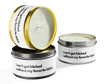 Bridesmaid Proposal Soy Candle: Funny Wedding Party Gift