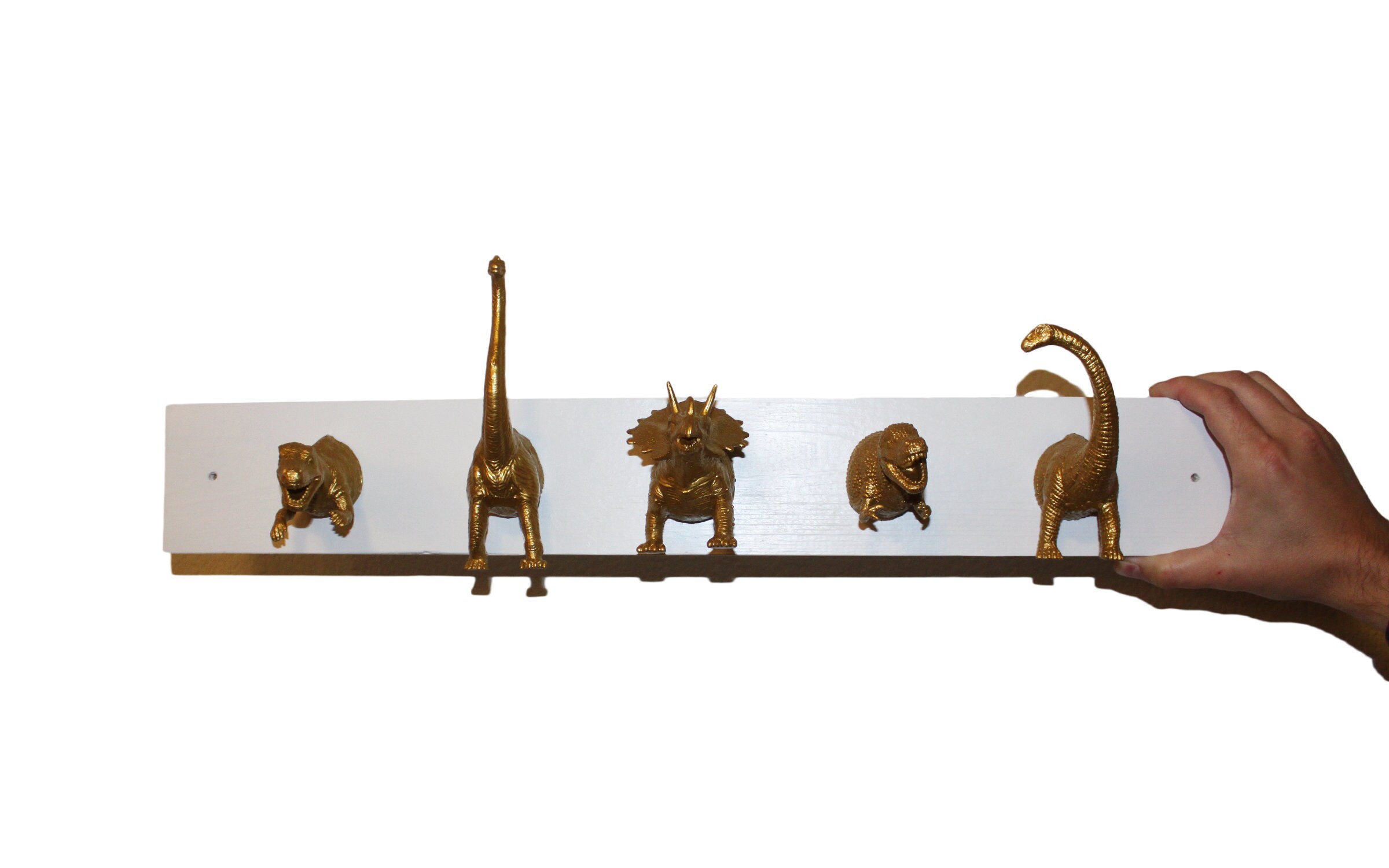 Dinosaur Coat Rack Dino Heads Kids Room Decorative Coat Etsy