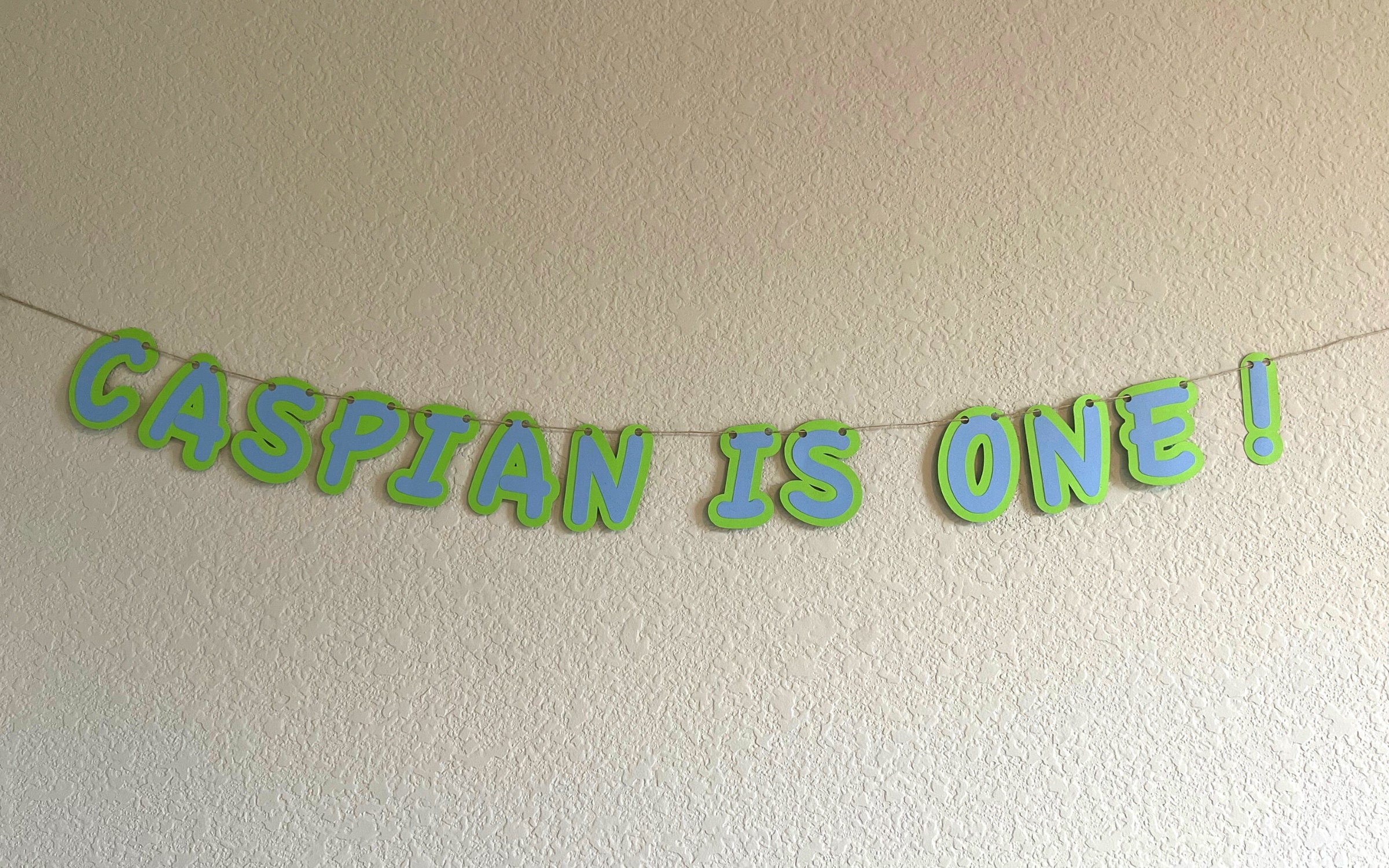 Custom Cardstock Banner: Personalized Party Decoration, Pre-strung - Etsy, image size:2400x1500