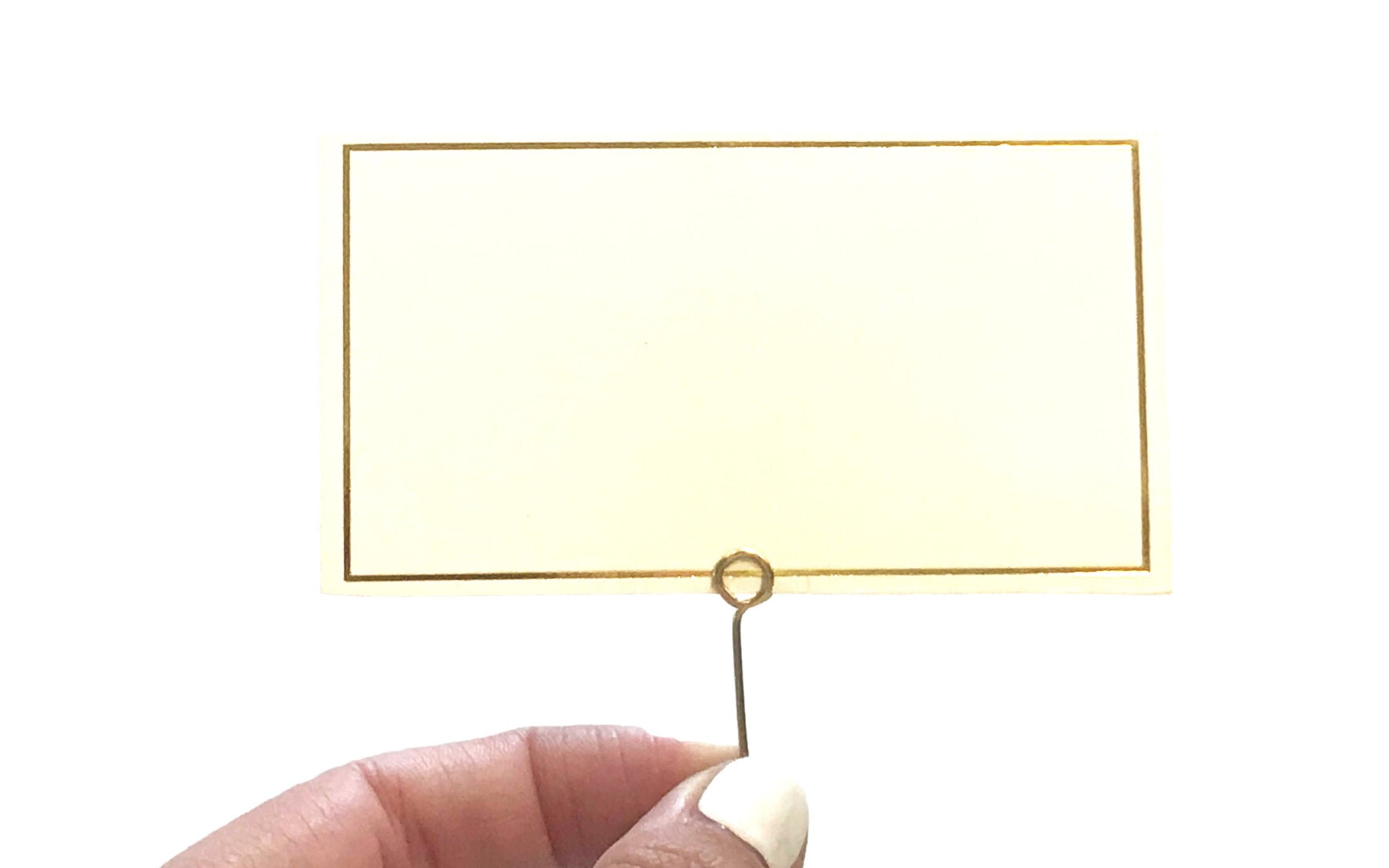Gold Wire Place Card Holder Picks DIY Place Card Pins Small Etsy