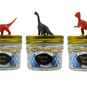 Dinosaur Party Favors (Easy DIY Set of 40), Dinosaur Favor, Dino Party Decor, Baby Shower or Kids Birthday, Wedding Favor- Assembly Required