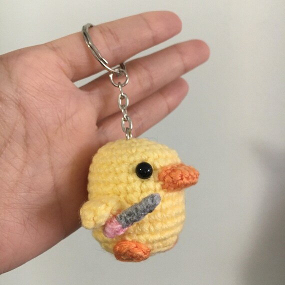 knife duck plush