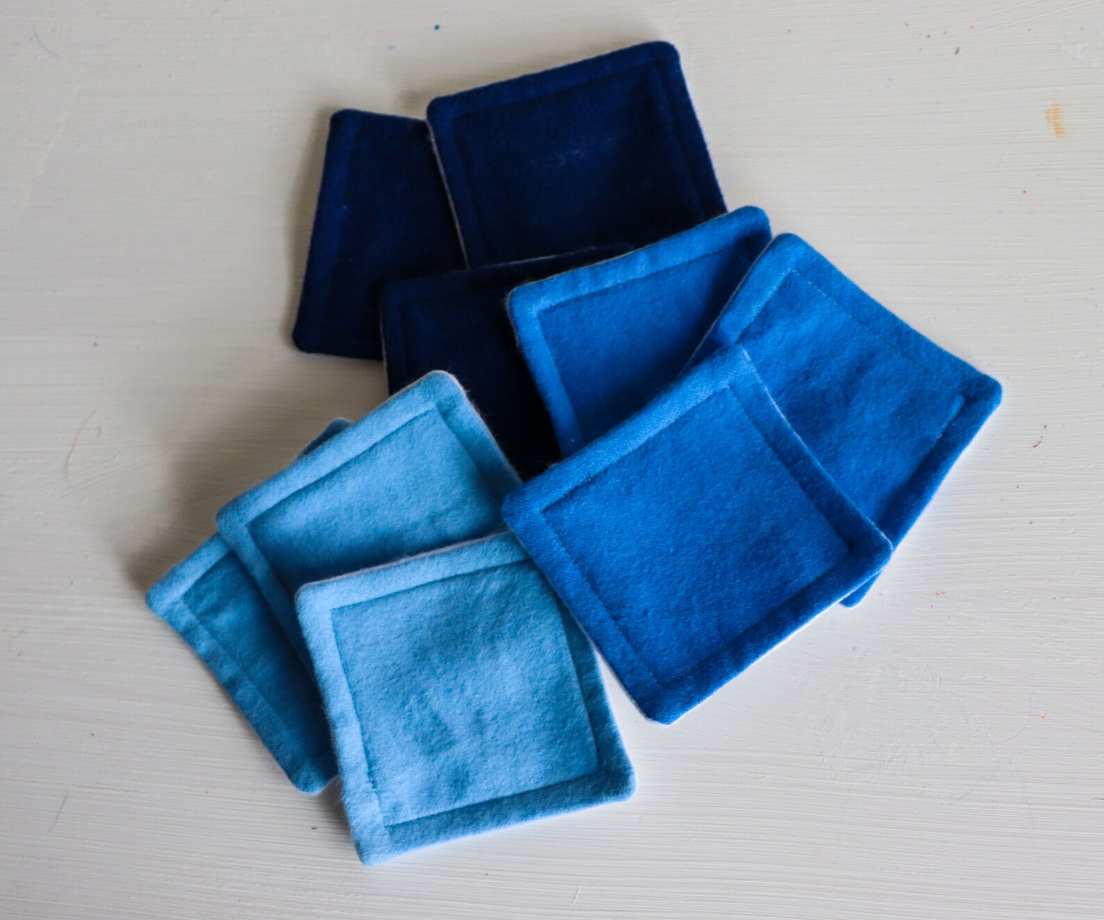 Set of 9 Reusable Cotton Rounds Cotton Squares Washable Etsy