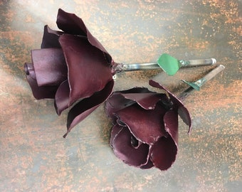 Hand Fabricated Steel Roses
