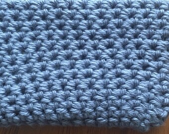 Crocheted credit card holder