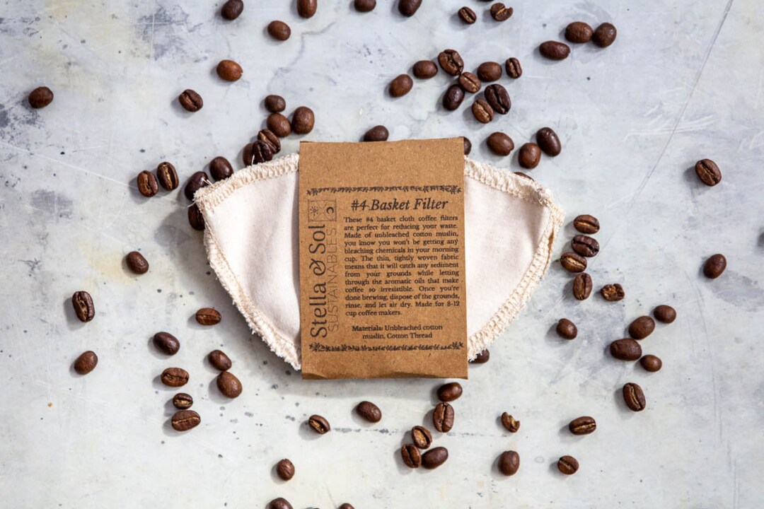 Reusable 2 Coffee Filters Low Waste Coffee Zero Waste Etsy