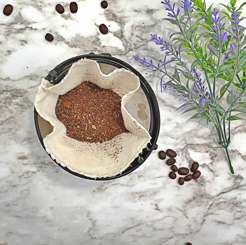Reusable 2 Coffee Filters Low Waste Coffee Zero Waste Etsy