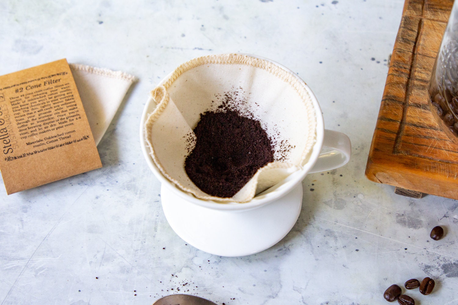 4-6 Cup Cone Coffee Filter, Pour Over Filter, #2 Cone Filter - Etsy