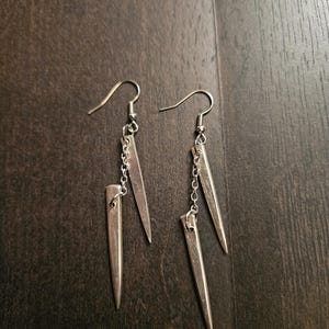 Recycled Silverware Earrings: Handmade Repurposed Jewelry