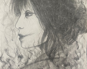 Smoke 11x14 Original Graphite Drawing
