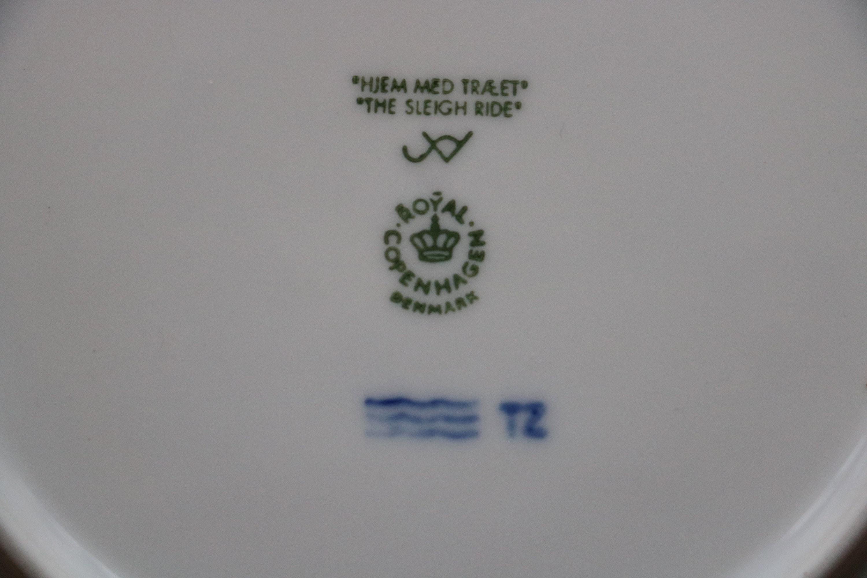1999 Royal Copenhagen Christmas Plate - Etsy