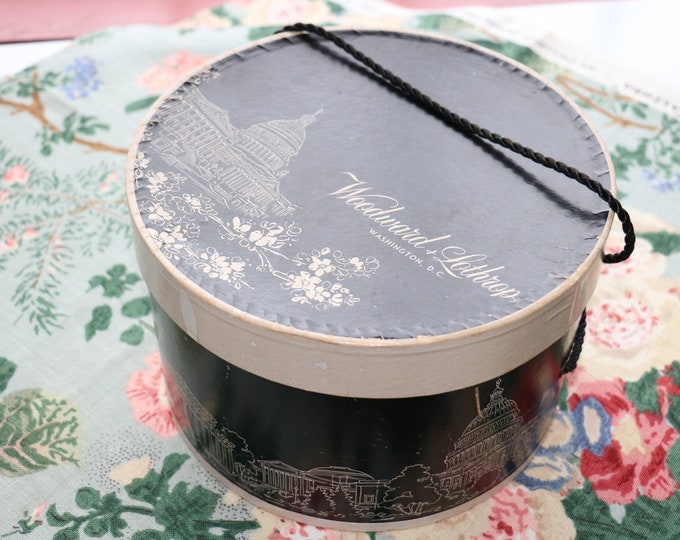 Antique Woodward and Lothrop Washington DC Hat Box Etsy