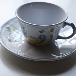 cup and saucer  Perouges by LONGCHAMP new condition