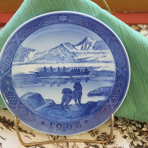 1968 Royal Copenhagen Christmas Plate