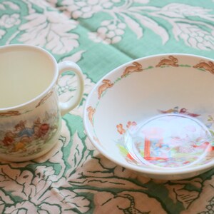 Royal Doulton Bunnykins Cereal Bowl and Mug