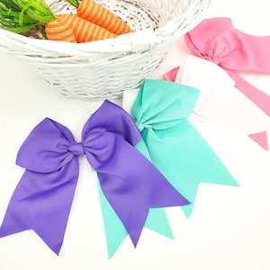Lazo para el pelo con monograma para niñas: 11 colores