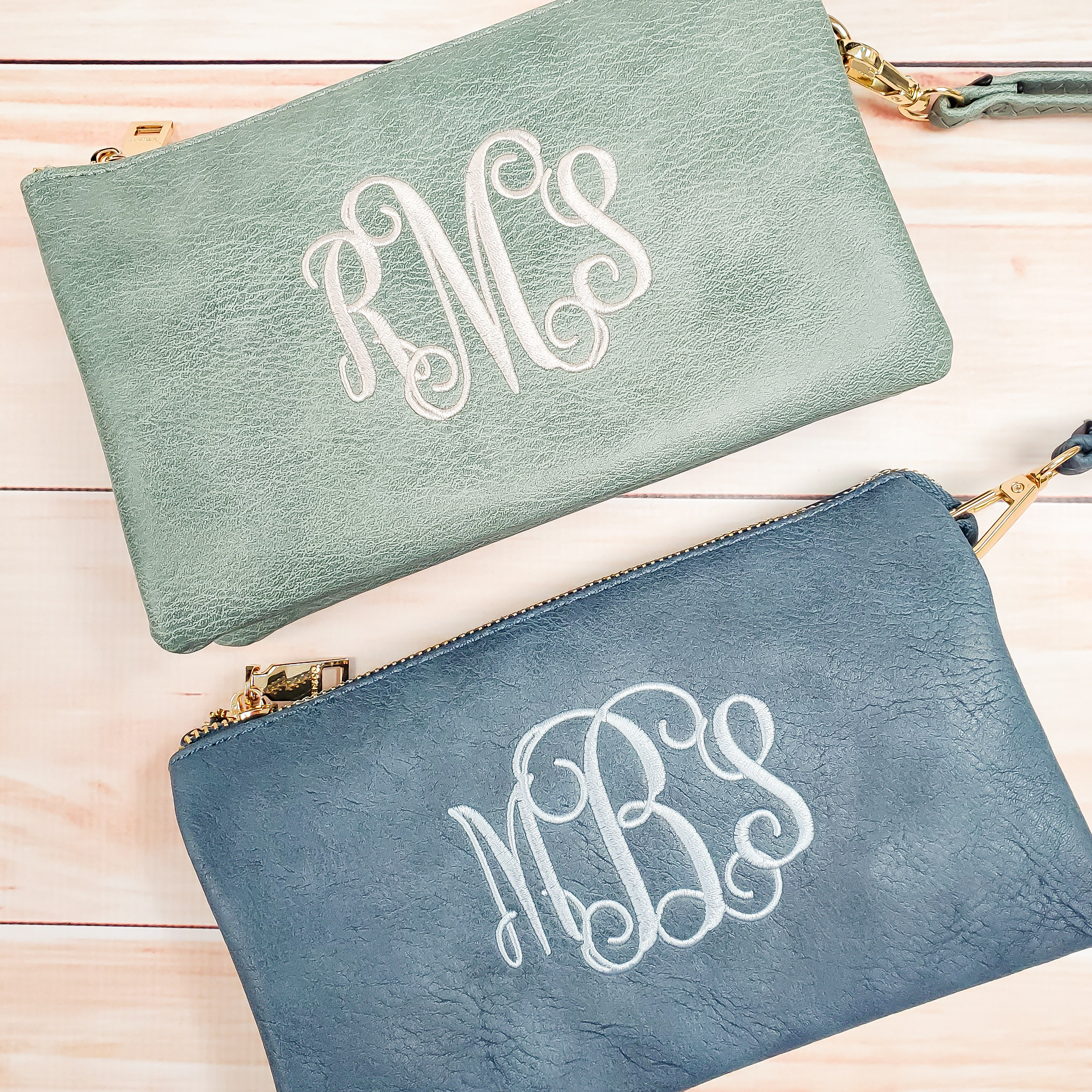 Monogram Clutch Cross body Bag Lots of Colors