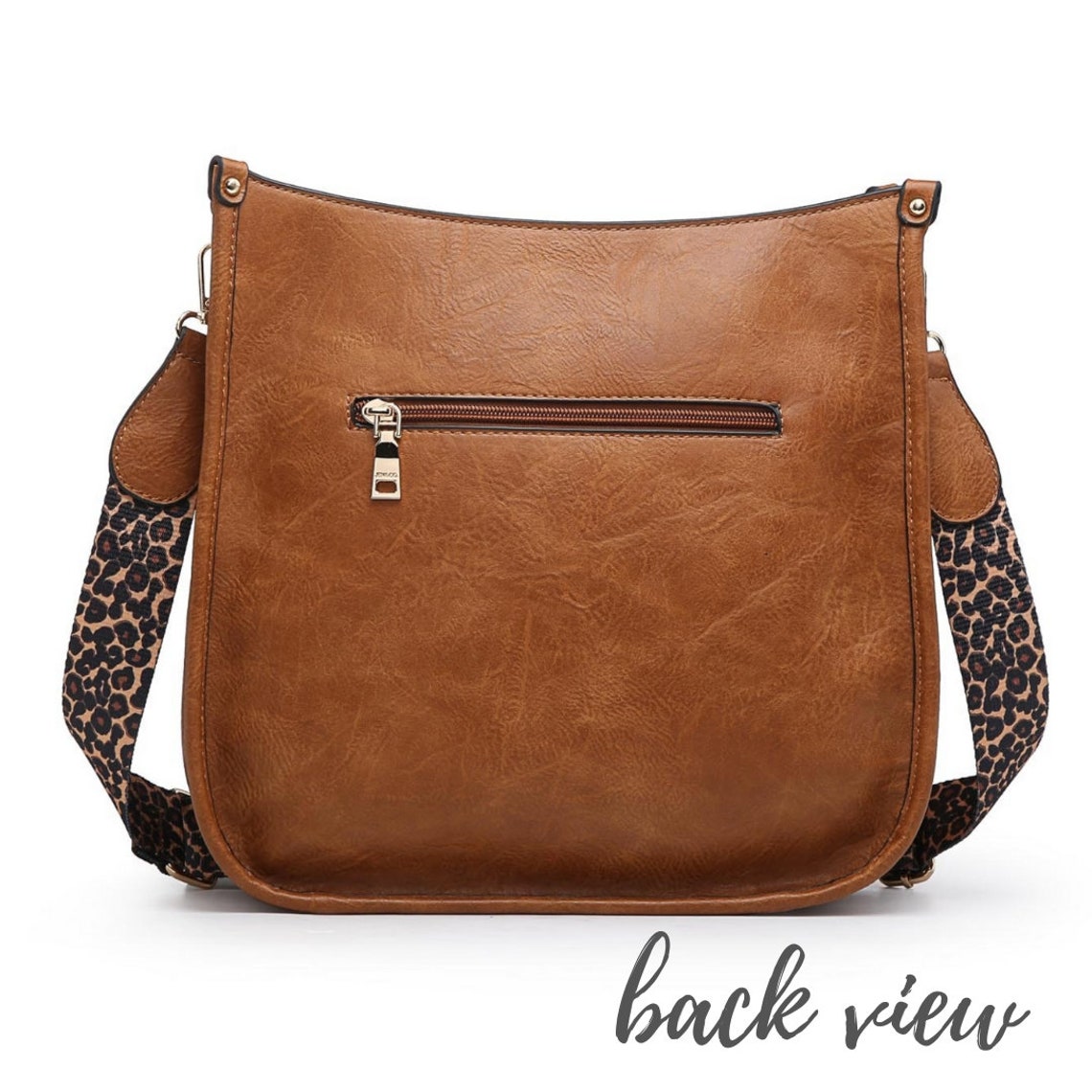 Vegan Leather Crossbody Purse With Guitar Strap 2 Colors Etsy