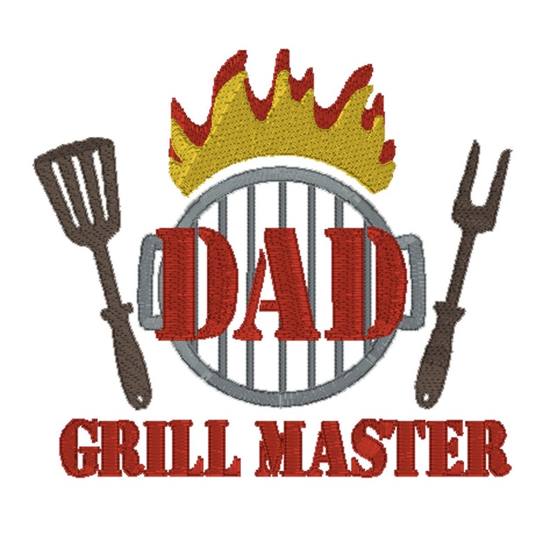 Fathers Day Grill Master Grilling Apron BBQ Gift for Dad Mens Apron King of the Grill Black Apron with Embroidery Big Green Egg Apron