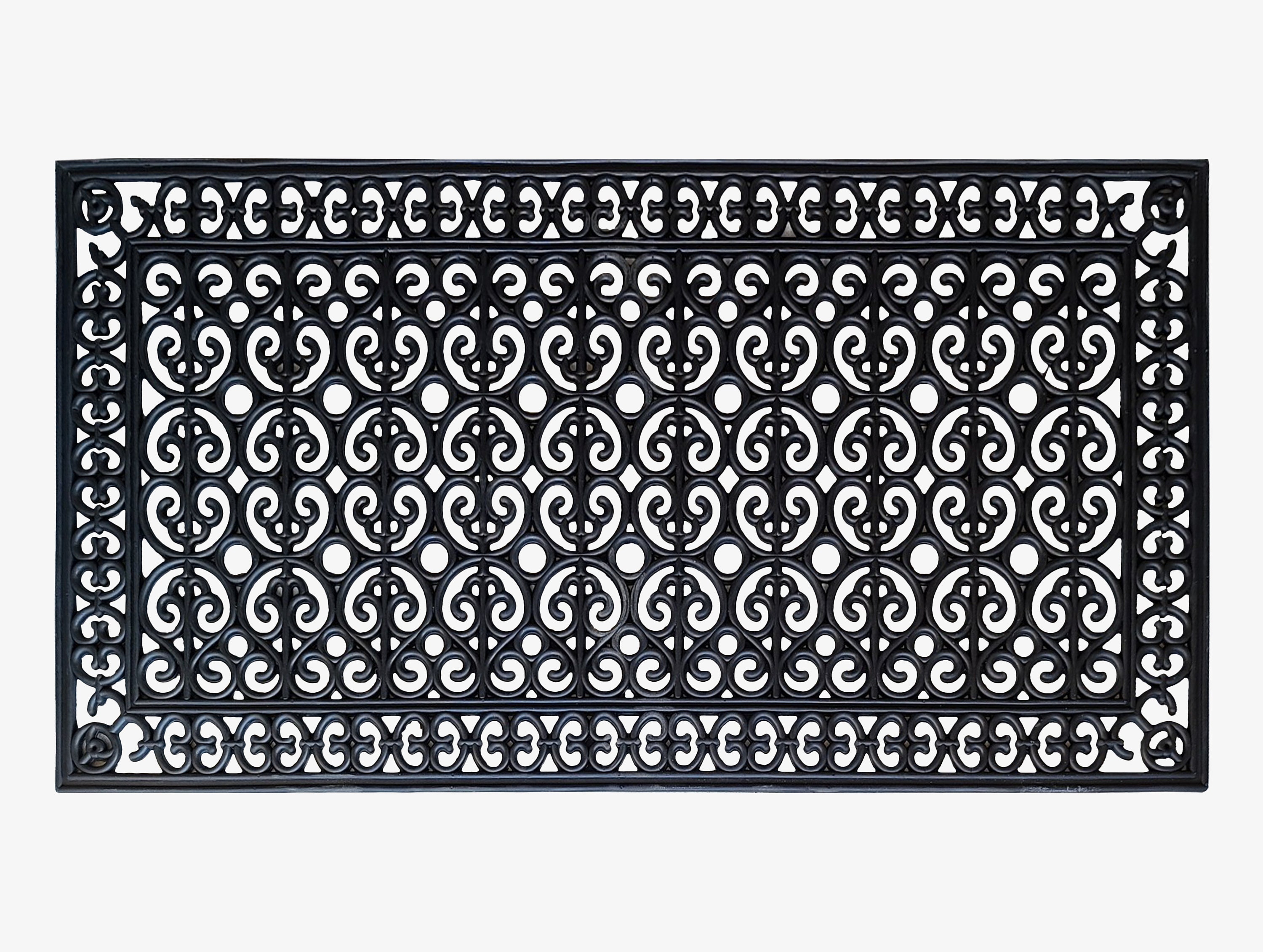 A1hc Entrance Door Mats, 30 inch x 60 inch, Durable Large Outdoor Rug, Non-Slip Welcome Doormat, Rubber Backed Low-Profile Heavy Duty Door Mat, Indoor