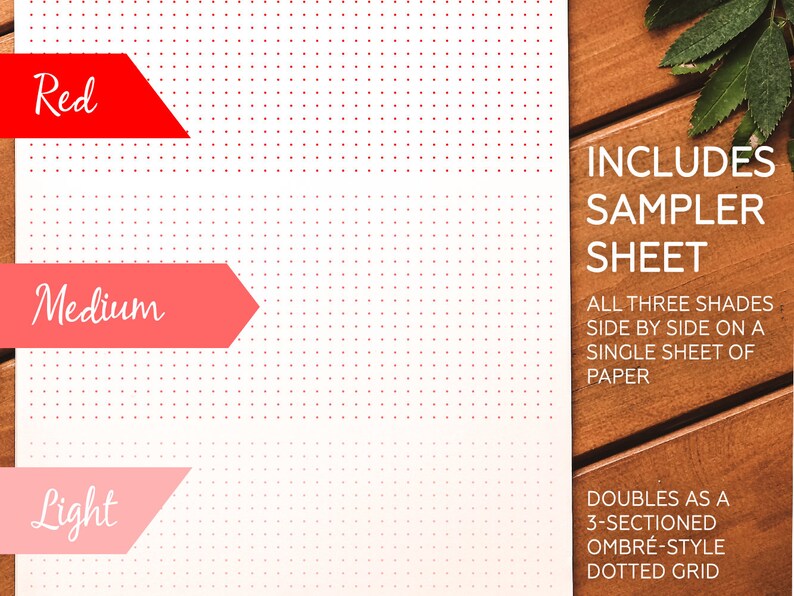 printable dotted grid 3 pack a4 5mm square dot grid red