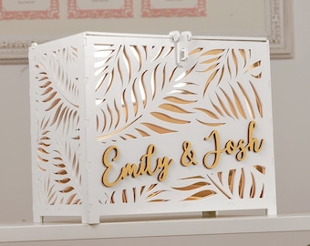 Wedding card box with slot