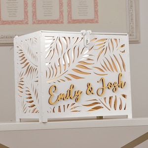 Scatola di carte da sposa con fessura
